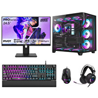 Dragos DRx7634 Ryzen 7 5700X 32 GB 1 TB NVMe Gigabyte Windforce 8 GB RTX5060 24.5" 200Hz 1ms FreeDOS Oem Paket