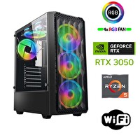 Xaser Armor X70 Ryzen 5 5500 16 GB RAM 512 GB SSD M.2 Nvme 6GB RTX3050 FreeDOS Oyuncu Bilgisayarı