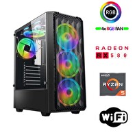 Xaser Armor X20 Ryzen 5 5500 32 GB RAM 512 GB SSD M.2 Nvme 8GB RX580 FreeDOS Oyuncu Bilgisayarı