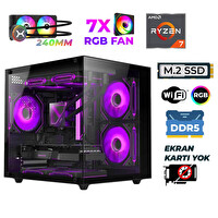 Xaser Raze X50 Ryzen 7 9700X 16 GB RAM DDR5 512 GB SSD M.2 Nvme Sıvı Soğutmalı Hazır Tavsiye Sistem