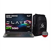 Game Garaj Slayer SR7T-5060 C3 Ryzen 7 255 15.3" 32 GB RAM 2 TB SSD RTX5060 QHD - 300Hz IPS FreeDOS Gaming Laptop