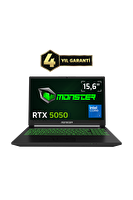 Monster Abra A5 V22.2.9 Intel Core 7 250H 64 GB RAM 1 TB SSD 8 GB RTX 5050 Windows 11 Home 15,6" FHD 144 Hz Oyun Bilgisayarı