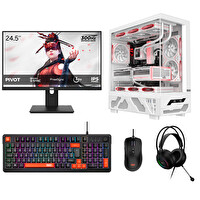 Dragos DRX9862 Ryzen 5 7500X3D 24.5" 16 GB RAM 512 GB SSD NVMe 8GB RTX5060 300Hz 1MS FreeDOS Oyuncu Bilgisayarı