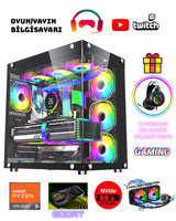 Zeiron Webstar X10 Ryzen 5 7500F Ddr5 32GB RAM 1TB M.2 NVMe SSD 16GB RTX5060Ti Sıvı Soğutmalı Oyuncu Bilgisayarı