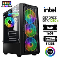 Xaser Nano X10 i3 13100F 16GB RAM 512GB M.2 Nvme SSD 4GB GTX 1050Ti FreeDOS Oyuncu Hazır Tavsiye Sistem