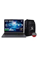 Game Garaj Slayer R9T-5070 V2 C2 AMD Ryzen 9 8945HX 32GB RAM 2TB SSD RTX5070 16" 300Hz QHD-IPS FreeDOS Oyuncu Laptop