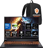 Acer Nitro V 16 C7 240H 16" 80 GB 2 TB SSD RTX5070 - 8 GB FHD+ 180Hz W11P Gaming Laptop - PER4 Çanta NHQZREY002P439