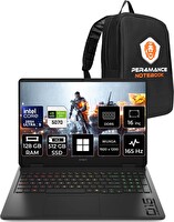 HP Omen Slim 16 U9 285H 16" 128 GB 512 GB SSD RTX5070 - 8 GB FHD+ 165Hz W11H Gaming Laptop - PER4 Çanta CD7K0EAPN397