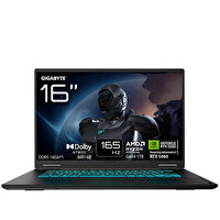 Gigabyte Gaming A16 Laptop Ryzen7 260 16.0 FHD-165Hz RTX5060 GDDR7 8G- DDR5 16GBx1 Gen4 1TB Dolby Atmos