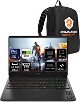 HP Omen Slim 16 U9 285H 16" 48 GB 2 TB SSD RTX5070 - 8 GB FHD+ 165Hz FreeDOS Gaming Laptop - PER4 Çanta CD7K0EAPN329