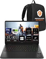 HP Omen Slim 16 U9 285H 16" 40 GB 256 GB SSD RTX5070 - 8 GB FHD+ 165Hz W11P Gaming Laptop - PER4 Çanta CD7K0EAPN421