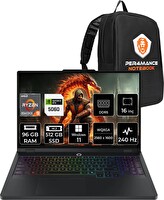 Lenovo Legion Pro 5 R9 8940HX 16" 96 GB 512 GB SSD RTX5060 - 8 GB QHD+ W11P Gaming Laptop - PER4 Çanta 83LT005RTRP458
