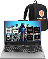Lenovo LOQ i5 13450HX 15.6" 40 GB 512 GB SSD RTX5060 - 8 GB 144Hz FreeDOS Gaming Laptop - PER4 Çanta 83JE00ENTRP326