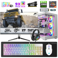 Xaser Star X420 Ryzen 7 7800X3D 27" 16 GB RAM 1 TB M.2 NVMe SSD 12GB RTX3060 300Hz FreeDOS Oyuncu Bilgisayarı