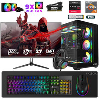 Xaser Star X150 Ryzen 7 5700X 27" 32 GB RAM 1 TB M.2 NVMe SSD 16GB RX9060XT 300Hz FreeDOS Oyuncu Bilgisayarı