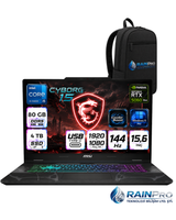 MSI Cyborg 15 Intel Core I5-13420H 15.6" 80 GB RAM DDR5 4 TB SSD RTX5060 8GB Full HD 144HZ IPS W11Pro Gaming Laptop