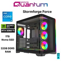 Quantum Gaming Stormforge Force i5-14400F 32GB DDR5 1TB NVMe RTX5060Ti 16GB Masaüstü Oyun Bilgisayarı