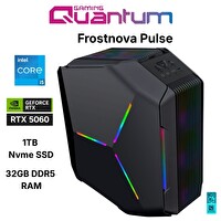 Quantum Gaming Frostnova Pulse i5-14400F 32 GB DDR5 RAM 1 TB NVMe SSD 8 GB RTX5060 FreeDOS Masaüstü Oyun Bilgisayarı