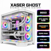 Xaser Ghost X300 Ryzen 5 7600 32GB Ram 1TB M.2 NVMe SSD 12GB RTX5070 Sıvı Soğutmalı Oyuncu Bilgisayarı