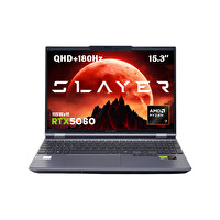 Game Garaj Slayer R7T2-5060 C3 AMD Ryzen 7 255 15.3" 32 GB RAM 1 TB SSD RTX5060 180Hz QHD+ IPS FreeDOS Gaming Laptop