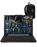 Asus TUF Gaming F16 Core 5 210H 16" 64 GB 4 TB SSD RTX 4050 6GB WUXGA IPS 144Hz W11Pro Oyuncu Laptop FX607VU-RL144RNP24