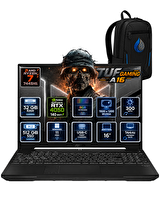 Asus TUF Gaming A16 AMD Ryzen 7 7445HS 16" 32 GB 512 GB SSD RTX 4050 6GB WUXGA W11Pro Oyuncu Laptop FA607NUG-RL211RNP09