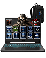 Asus TUF Gaming A15 AMD Ryzen 7 7445HS 15.6" 32 GB 1 TB SSD RTX 3050 4GB FHD W11Pro Oyuncu Laptop FA506NCG-HN206RNP10