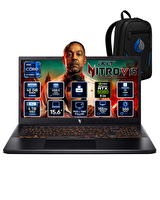 Acer Nitro V 15 i9-13900H 40 GB DDR4 RAM 4 TB SSD 8 GB RTX5060 15.6'' FHD 165Hz W11 Pro Gaming Laptop NH.QZAEY.003RNP16