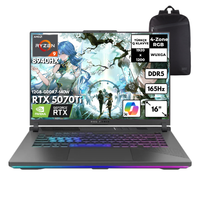 Asus ROG Strix G16 Ryzen 9-8940HX 32 GB DDR5 RAM 1 TB SSD RTX5070Ti 16" W10 Pro Notebook-S.Çantası G614PR-RV052HMF37