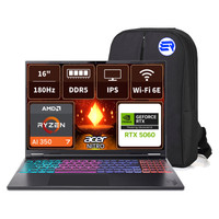 Acer Nitro 16S AN16S-61 NH.QXJEY.002EP15 Ryzen AI 7 350 16" 48 GB 2 TB RTX5060 W11Pro Oyuncu Laptop-ElektroPasaj Çanta