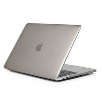 Teleplus Apple MacBook Air M1 13.3" Msoft Kristal Kapak Füme Kılıf