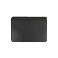 Teleplus Apple MacBook 13.3" New Pro Wiwu Skin Pro Portable Pu Deri Stand Siyah Kılıf