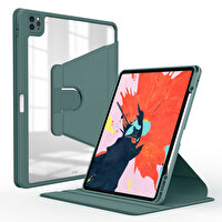 Teleplus Apple iPad Pro 11" 2020 Smart Cover Standlı Dönerli Nayn Kapak Yeşil Kılıf