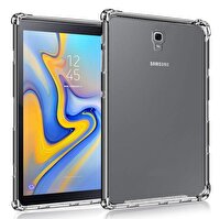 Dafoni Hummer Samsung Galaxy Tab A 10.5 T590 Ultra Koruma Silikon Kenarlı Şeffaf Kılıf