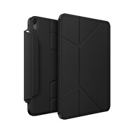 Uniq Ryze iPad Air 11 2024 Standlı Katlanabilir Tablet Kılıfı - Siyah