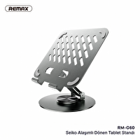 Remax RM-C60 Precision Alloy 360 Derece Döner Metal Masaüstü Tablet ve Telefon Standı