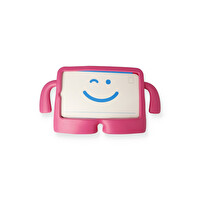 Newface Samsung Galaxy T220 Tab A7 Lite 8.7 Kılıf Karakter Tablet Silikon - Pembe