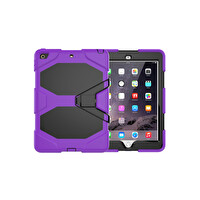 Newface Apple iPad 5 Air 9.7 Kılıf Griffin Tablet Kapak - Mor