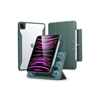 ESR Apple iPad Pro 12.9 (2021) Rebound Hybrid 360 Manyetik Tablet Kılıfı - Yeşil