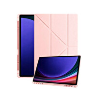 Newface Samsung Galaxy Tab A11 Plus Kalemlikli Mars Tablet Kılıfı - Rose Gold