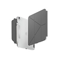Uniq Apple iPad 2025 10.9 (10.Nesil) Camden Katlanabilir Tablet Kapak - Gri