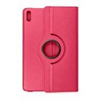 Newface Huawei MatePad SE 11 Kılıf 360 Tablet Deri Kılıf - Pembe