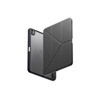 Uniq Apple iPad Pro 13 (2024) Moven Standlı Tablet Kapak - Gri