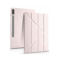 Newface Samsung Galaxy X610 Tab S9 FE Plus 12.4 Kılıf Kalemlikli Mars Tablet Kılıfı - Rose Gold