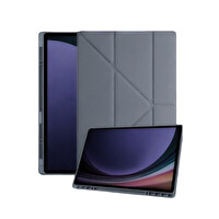 Newface Samsung Galaxy Tab A11 Kalemlikli Mars Tablet Kılıfı - Koyu Gri