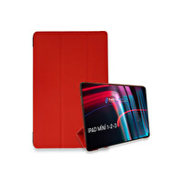 Newface Apple iPad Mini 3 Kılıf Tablet Smart Kılıf - Kırmızı