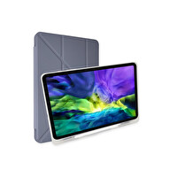 Newface Samsung Galaxy P610 Tab S6 Lite 10.4 Kılıf Kalemlikli Mars Tablet Kılıfı - Lavender
