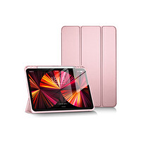 Newface Apple iPad Pro 11 (2024) Kılıf Tablet Smart Kılıf - Pembe