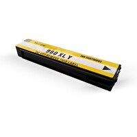 BK HP 980XL Uyumlu Sarı Kartuş - HP Officejet Enterprise Color X555DN/X555XH/X585DN MFP/X585F MFP/X5