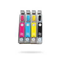 BK Epson 1281-1284 Oto Reset Çip Setli Muadil Kolay Dolan Kartuş